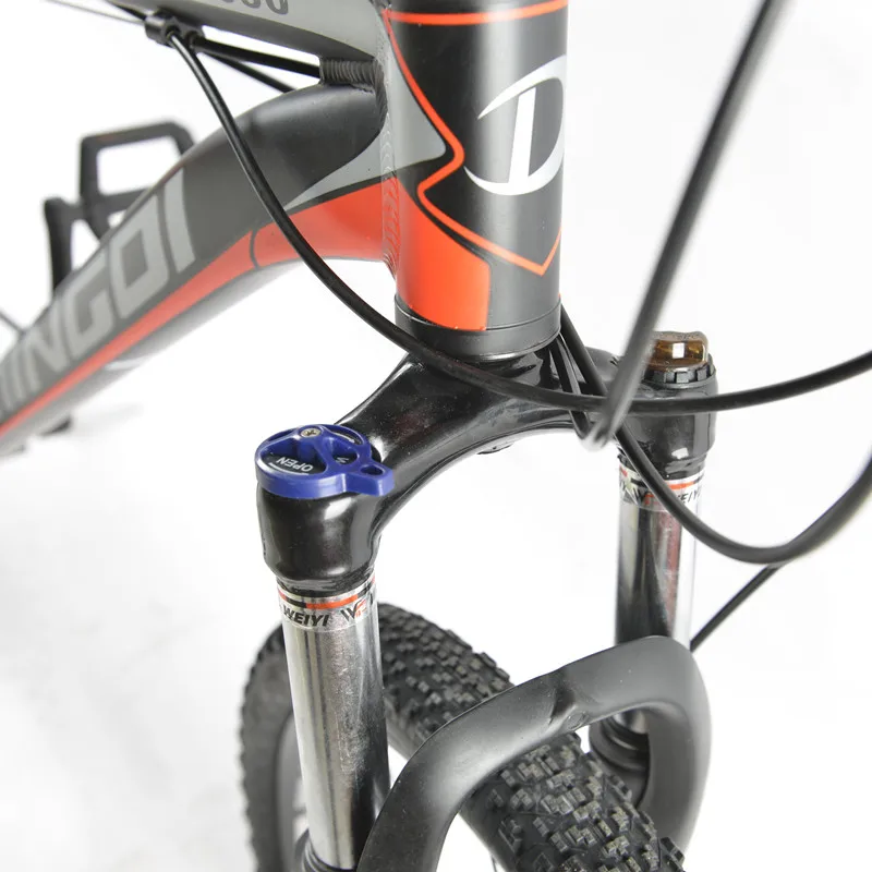 Aluminum frame 27 speed bicycle 26*1.95 inch mountain bike front and rear disc mechanical brake free delivery. | Спорт и развлечения
