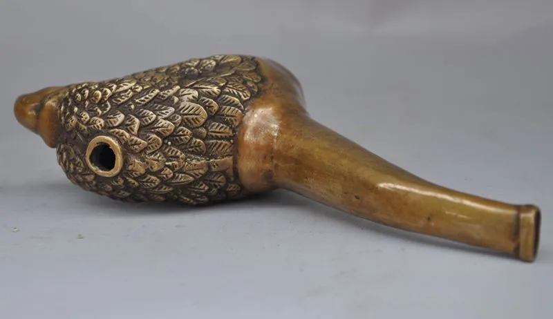 Мешочек для табака с головой орла из чистой бронзы 7 дюймов | Дом и сад