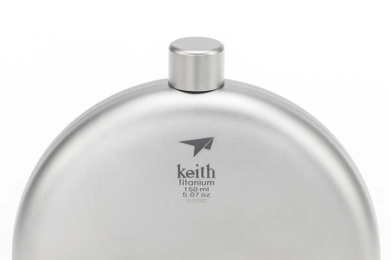 Keith титановая фляжка, кувшин, портативный винный горшок для виски, спортивный кувшин, чистый титановый винный горшок с воронкой Ti9302 Ti9306