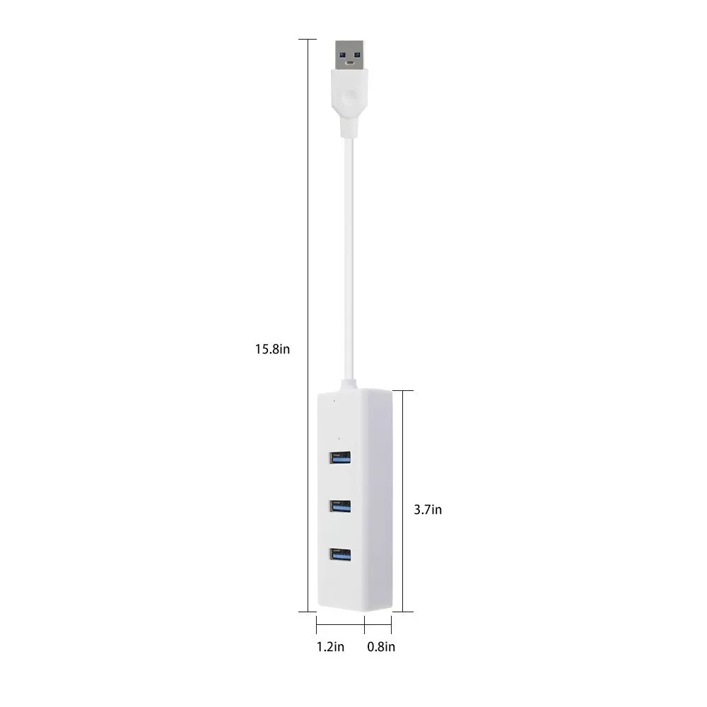 4 портовый микро USB разветвитель 3 0 дюйма|USB-хабы| |