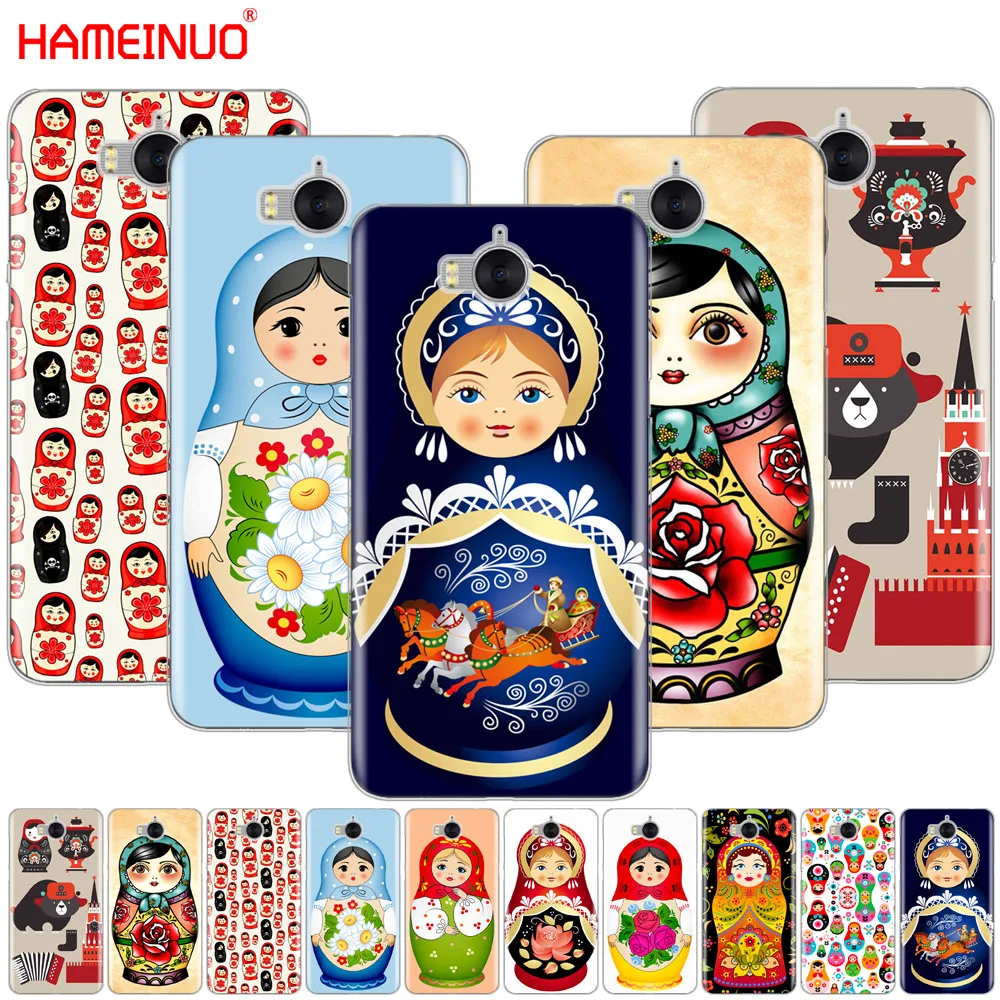 HAMEINUO Милые Роскошные Чехлы с русскими матрешками для сотового телефона huawei honor 3C