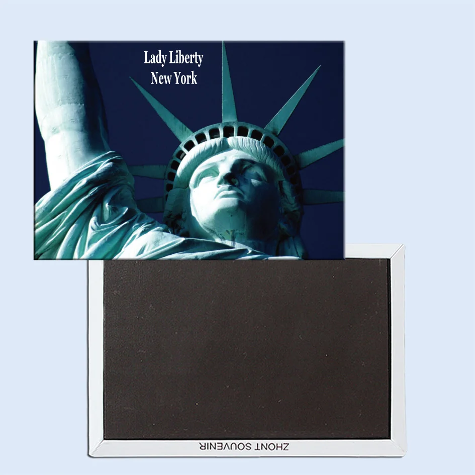

Lady Liberty, New York, Magnetic refrigerator stickers, tourist souvenirs, small gifts 24804
