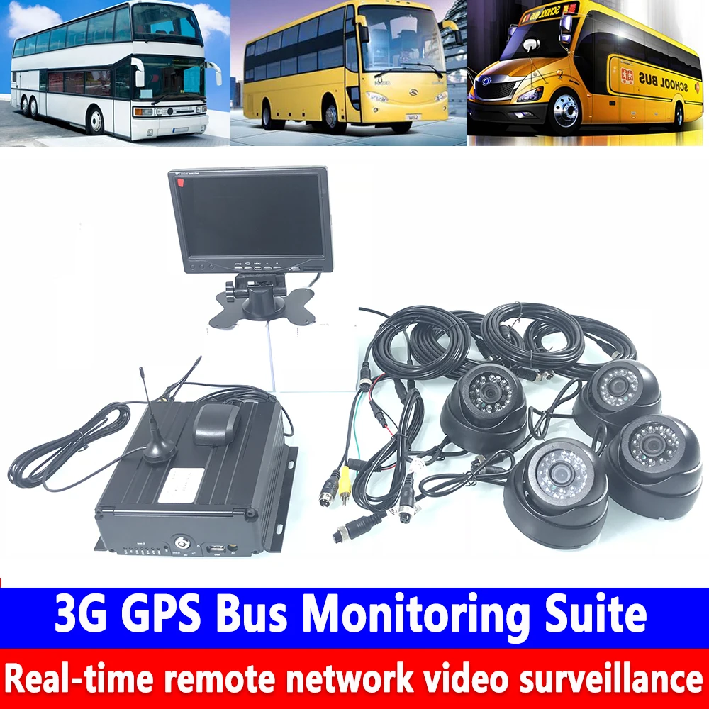 Школьный автобус/полуприцеп/маленький автомобиль 3G GPS-мониторинг автобуса пульт