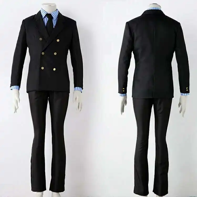 

S-3XL Hot One Piece Anime Cosplay Halloween Vinsmoke Sanji Cos Man Woman Uniform suits Cosplay Costume