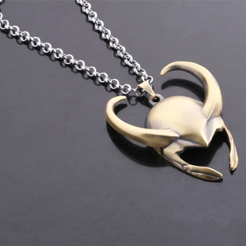 Мстители Тор Маска Локи ожерелье Молот Тора кулон сплав брелок аксессуары для