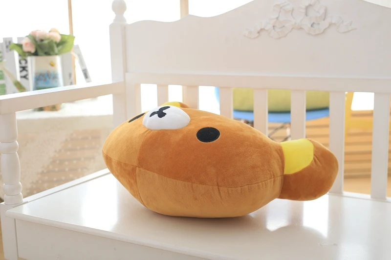 50*30 см Kawaii Большой коричневый японский стиль Rilakkuma плюшевые игрушки плюшевый медведь чучело кукла подарок на день рождения