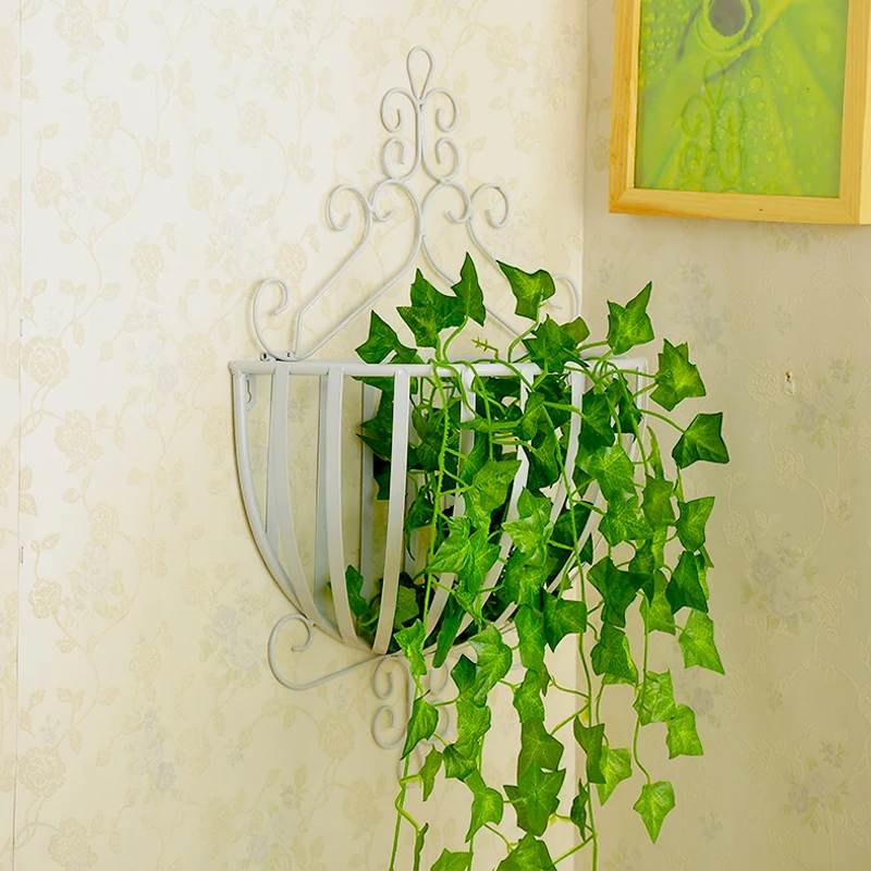 Европейский Железный Балконный настенный подвесной каркас в сборе стеллаж для