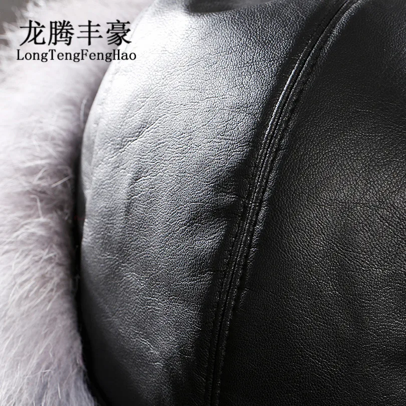 New Style Women'S Fox Fur Warm Hat Leather Grass Ladies Winter Beanie Free Shipping | Аксессуары для одежды