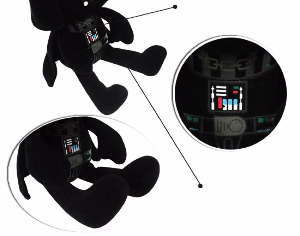Skyleshine 5 шт./компл. 20 см Звездные войны плюша Игрушечные лошадки BB-8 Дарт Вейдер и Штурмовик pelucia Juguetes подарок украшения# ml0201