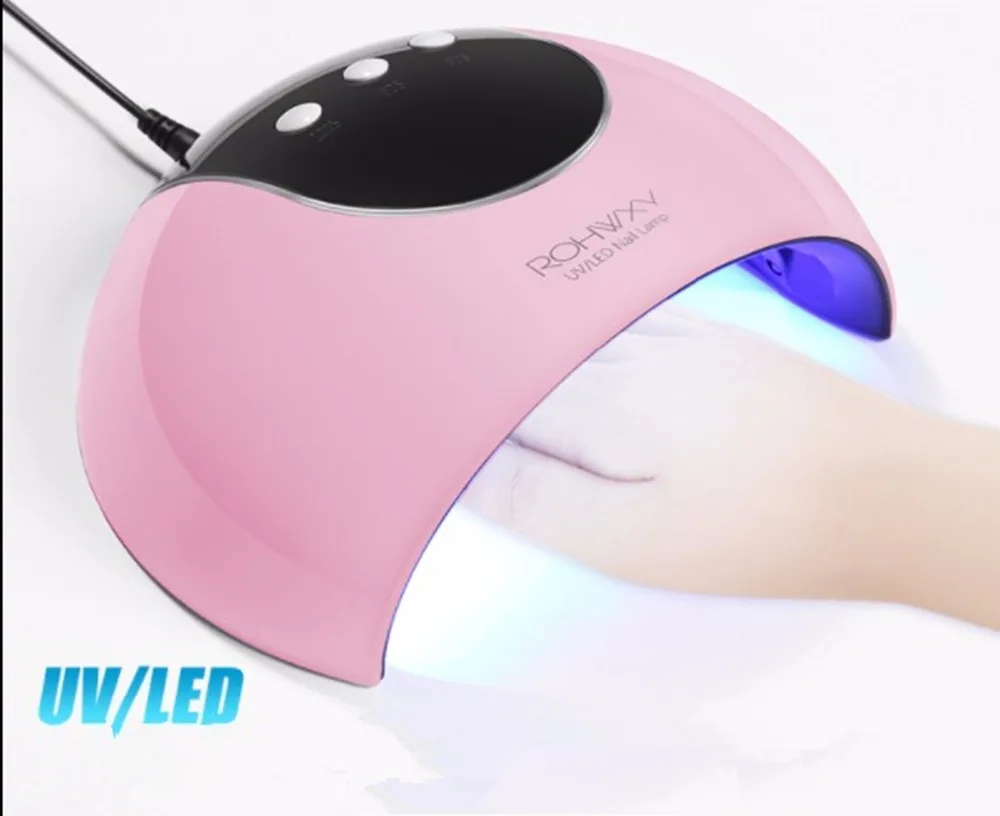 Модная Портативная светодиодная УФ-лампа для ногтей с USB быстрая - Цена: 1200.13