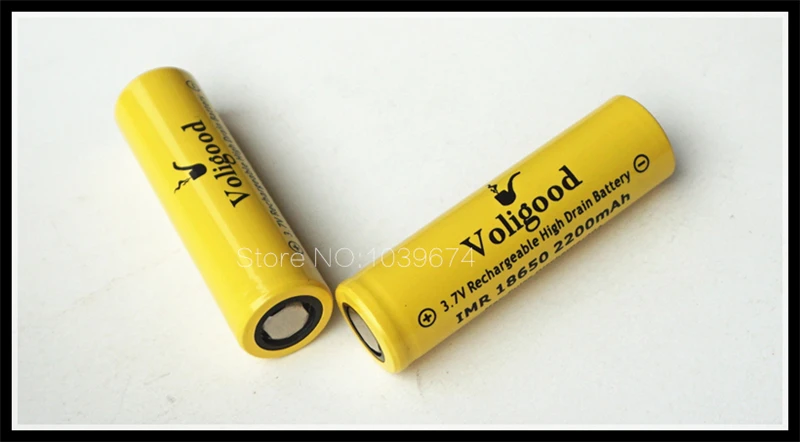 Заводской магазин voliwood IMR 18650 20A 2200mAh 3,7 V литий-ионный заряжаемый литий-ионный аккумулятор