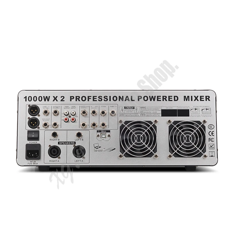 

16 Channel Digital Amplifier Mixer with Dual 100 Digital DSP Effects Bluetooth USB +48V Phantom Power Sound Audio Mixing Console