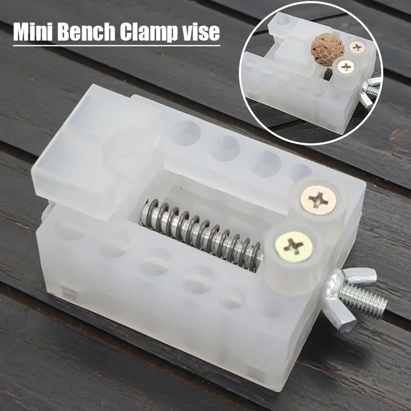 1 шт. белый зажим для Щековой скамьи Мини сверлильный пресс тиски микро плоская