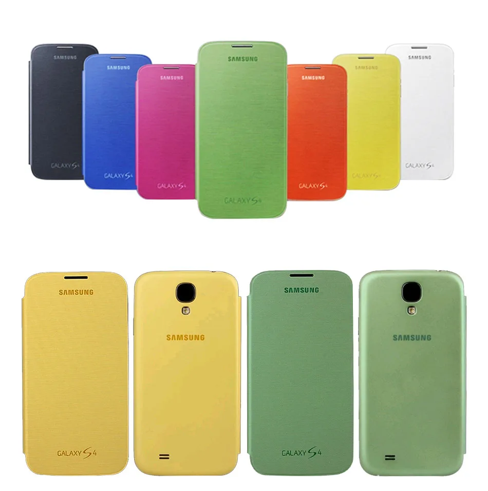 samsung S4 умный чехол с окошком обзора кожаный чехол для samsung Galaxy S4 i9500 i9505 защитный чехол-книжка в виде ракушки