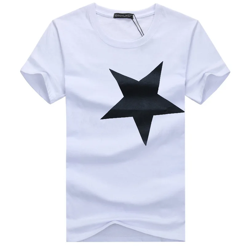 #000000 т 2018 человека Костюмы Футболки для женщин летом звезда печатных Для мужчин S