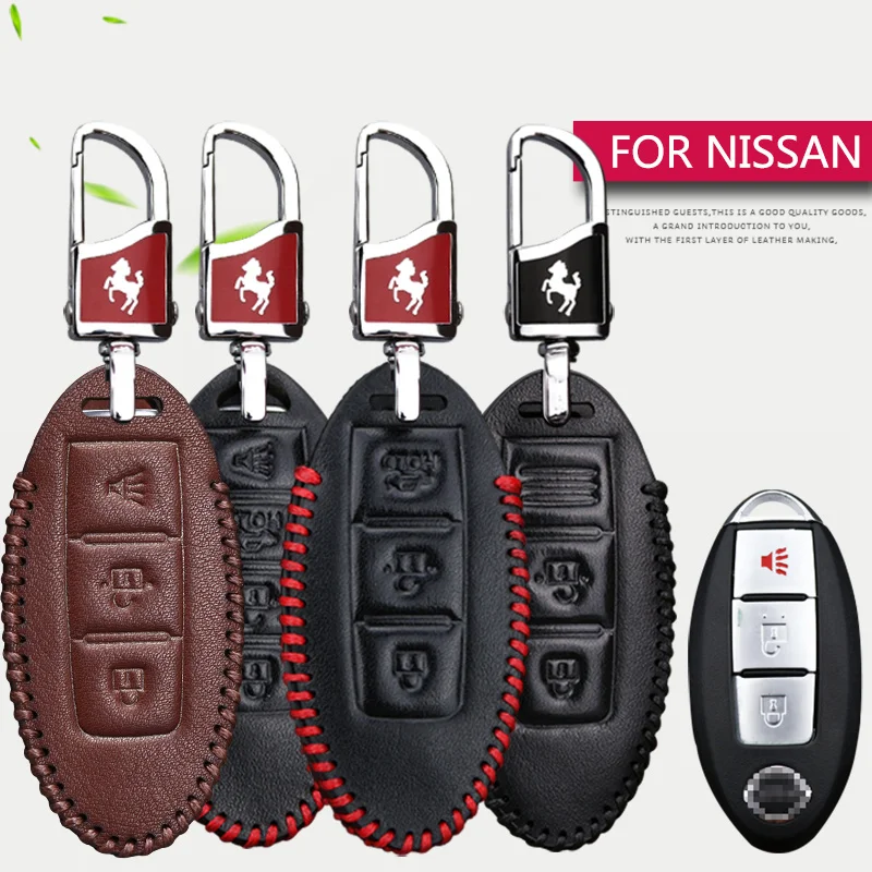 Чехол для автомобильного ключа Nissan Note Qashqai J11 J10 Micra Teana Tiida X Trail T31 T32 чехол ключей из