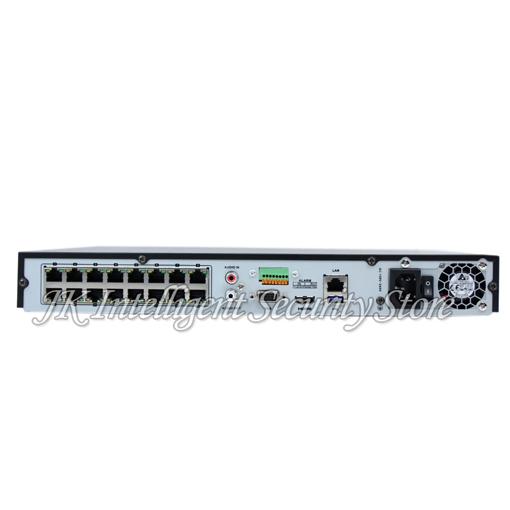 Hikvision DS 7616NI I2/16 P 16CH NVR 2SATA сетевой видеорегистратор 4K H265 16 POE порты 12MP Макс запись