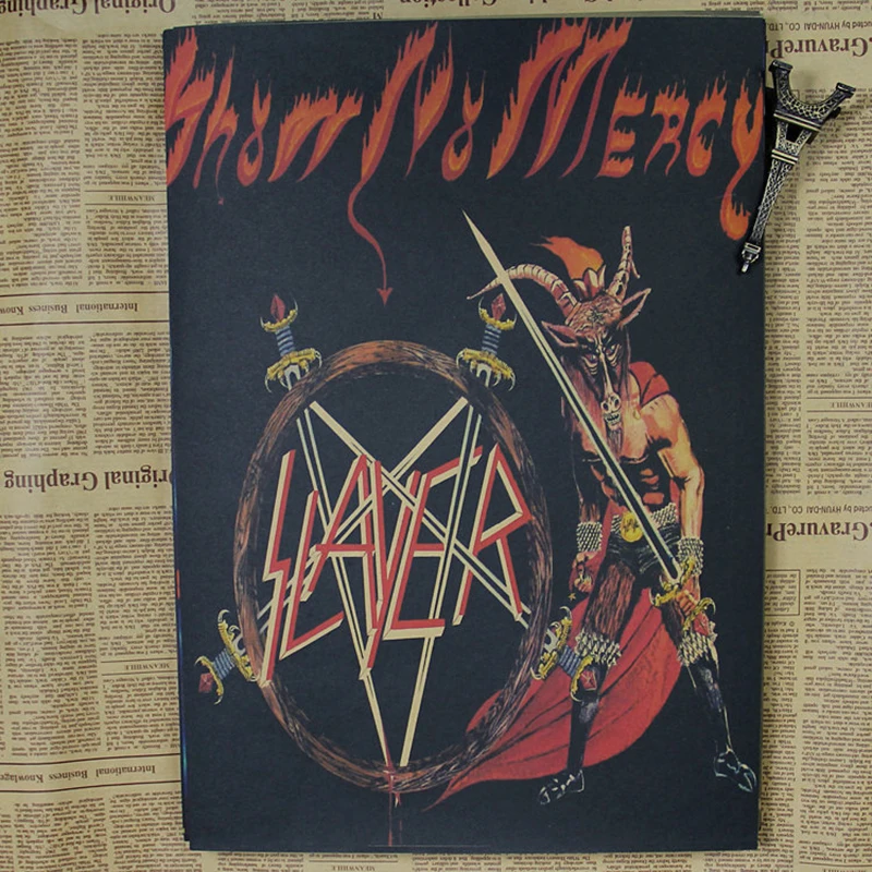 Уютный момент группа Slayer Винтаж Плакат американская скорость металл рок музыка ретро кафе настенная декоративная живопись QT380
