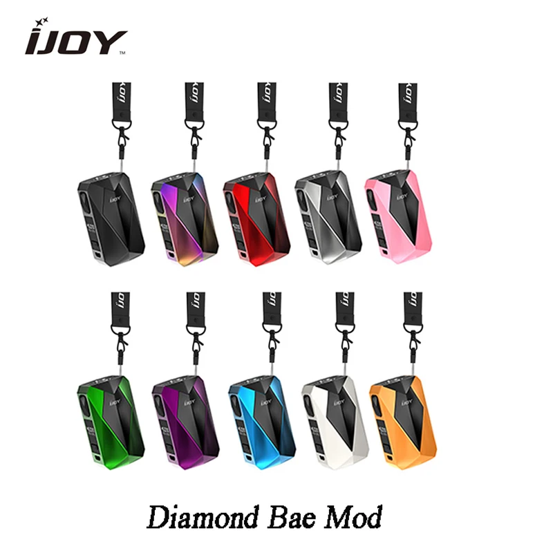 Новый оригинальный iJoy Diamond BAE Box Mod 45 Вт Vape с 1400 мАч встроенный аккумулятор