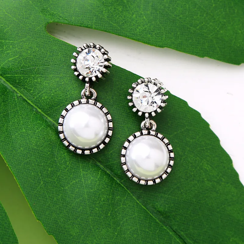 Fashion Multi-Color Crystal Drop Earrings Statement 2019 Women's Earring Retro Brincos Bohemia Wedding Party Jewelry | Украшения и