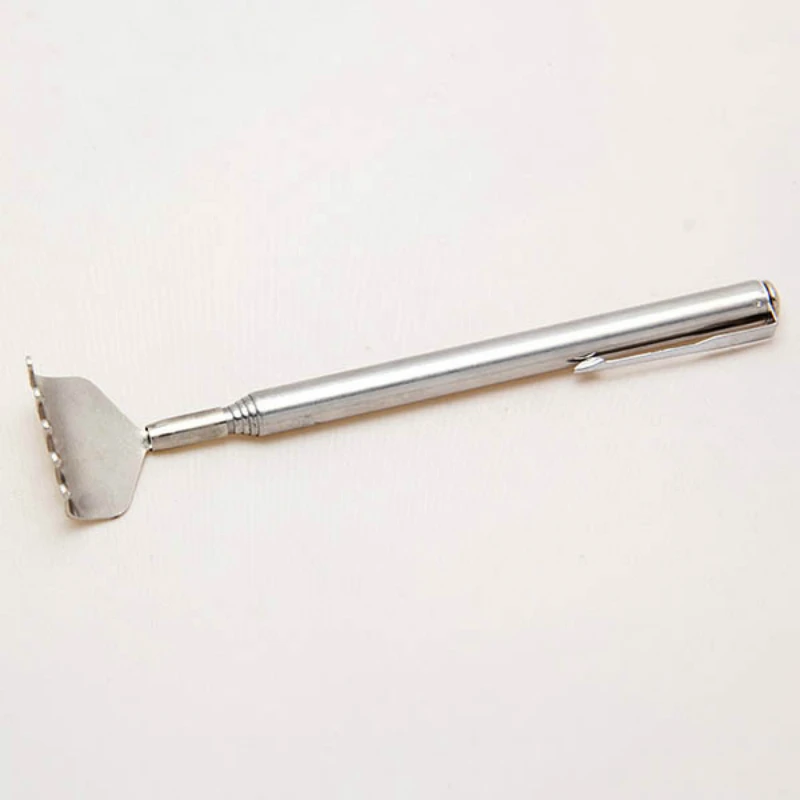 1 шт. практичный портативный регулируемый нержавеющий зажим для ручки чесалка