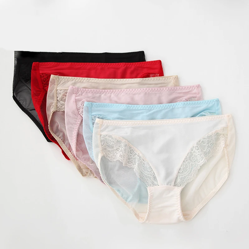 3 шт./компл. женское газовое сексуальное нижнее белье из натурального шелка