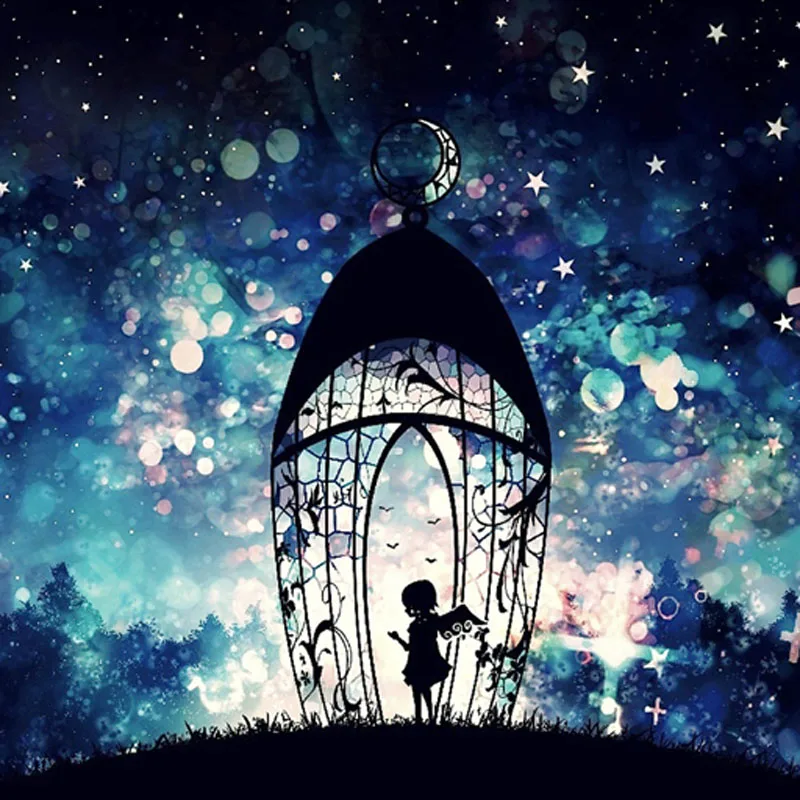 Стразы DIY пластиковые поделки картина бриллианты Фантастическое путешествие