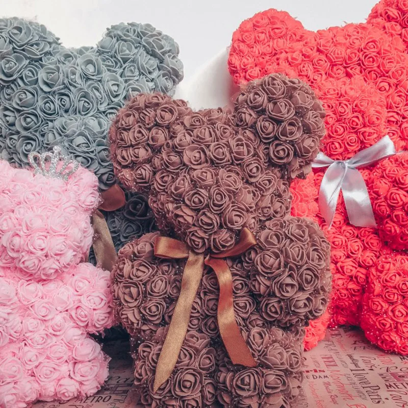 36/72/144 шт. 2 см мини пены PE розы искусственные цветы для дома свадебное украшение автомобиля DIY Мишка венок искусственный букет цветов
