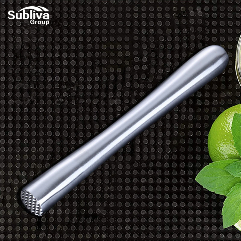 Миксер для коктейлей из нержавеющей стали, барная посуда Mojito, для коктейлей, сделай сам, для напитков, фруктов, Мадлер, дробленый, для льда, барная посуда, барный инструмент
