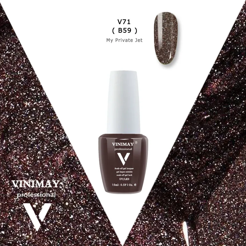 VINIMAY, Новое поступление, гель лак, УФ-гель для ногтей, Гель-лак Vernis, гель Nagellak, Гель-лак для замачивания, Гель-лак, праймер для ногтей, 15 мл - Цвет: V71