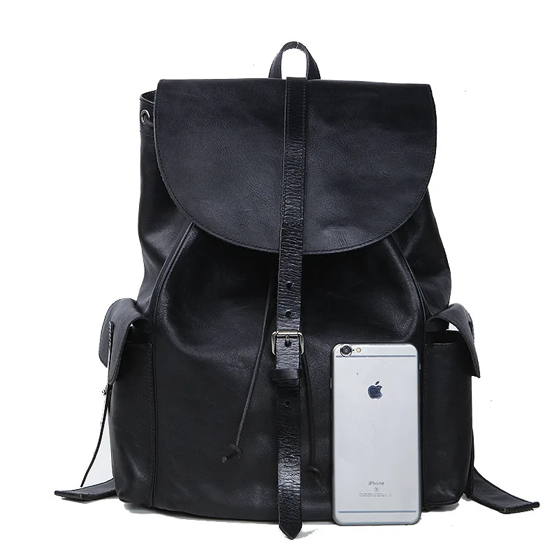 LANSPACE мужской рюкзак из коровьей кожи модный натуральной японская мужская сумка |