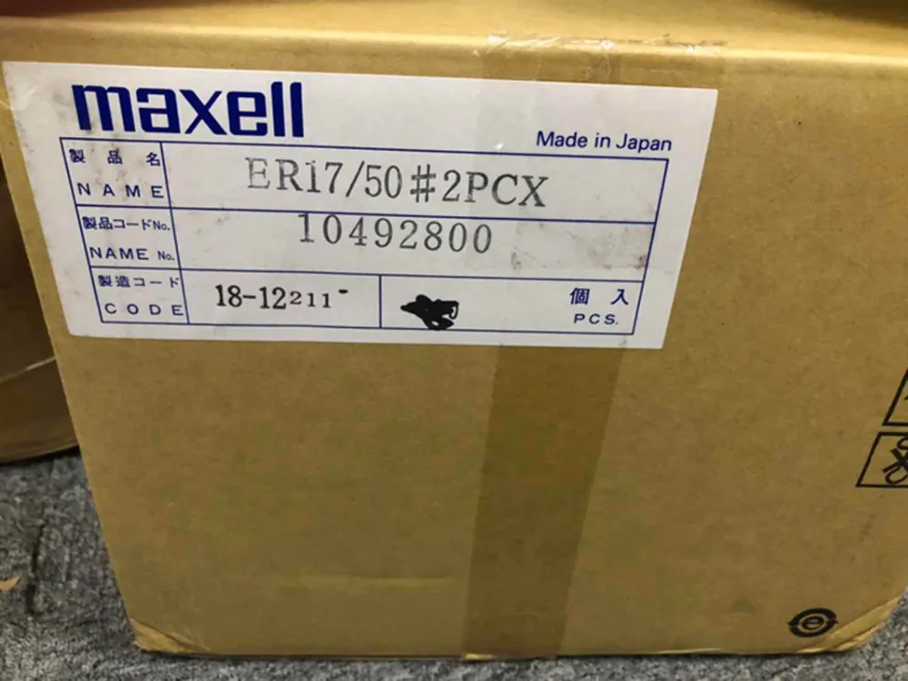 

5 ./ Maxell ER17/50 3,6 V 2750MAH PLC