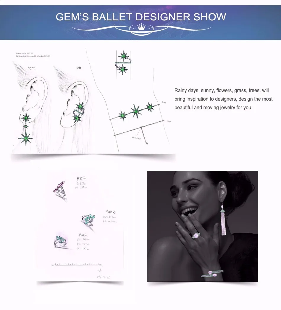 GEM'S BALLET 6.94Ct натуральный голубой топаз серьги подарок на день Святого Валентина 925 пробы серебряные серьги-гвоздики для женщин ювелирные изделия