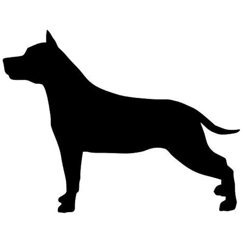 12 3*9 5 см классический американский Стаффордшир собака модель автомобиля стикер