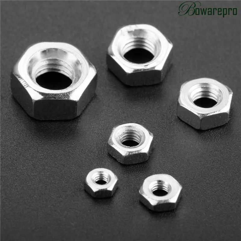 Гайки bowarepro M2/M2.5/M3/M4/M5/M6 гайки из углеродистой стали метрическая резьба