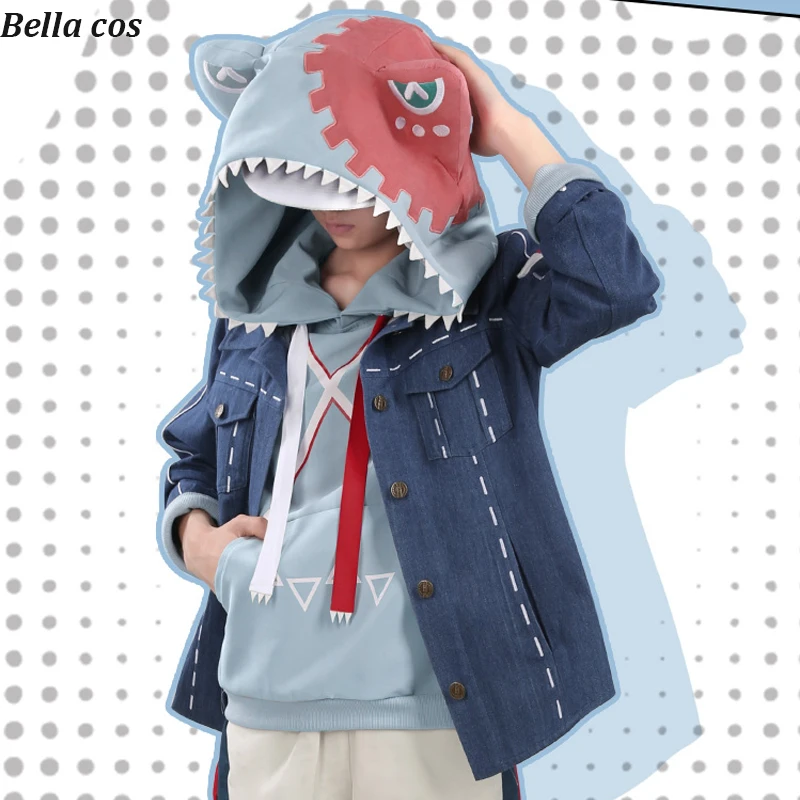 Новая одежда в стиле аниме костюм для косплея Мой герой Todoroki Shoto милого динозавра