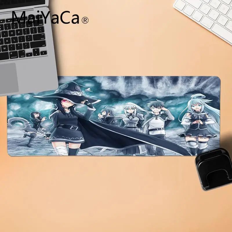Большой коврик для мыши красивое аниме MaiYaCa Megumin Mahou Shoujo Anime компьютерный