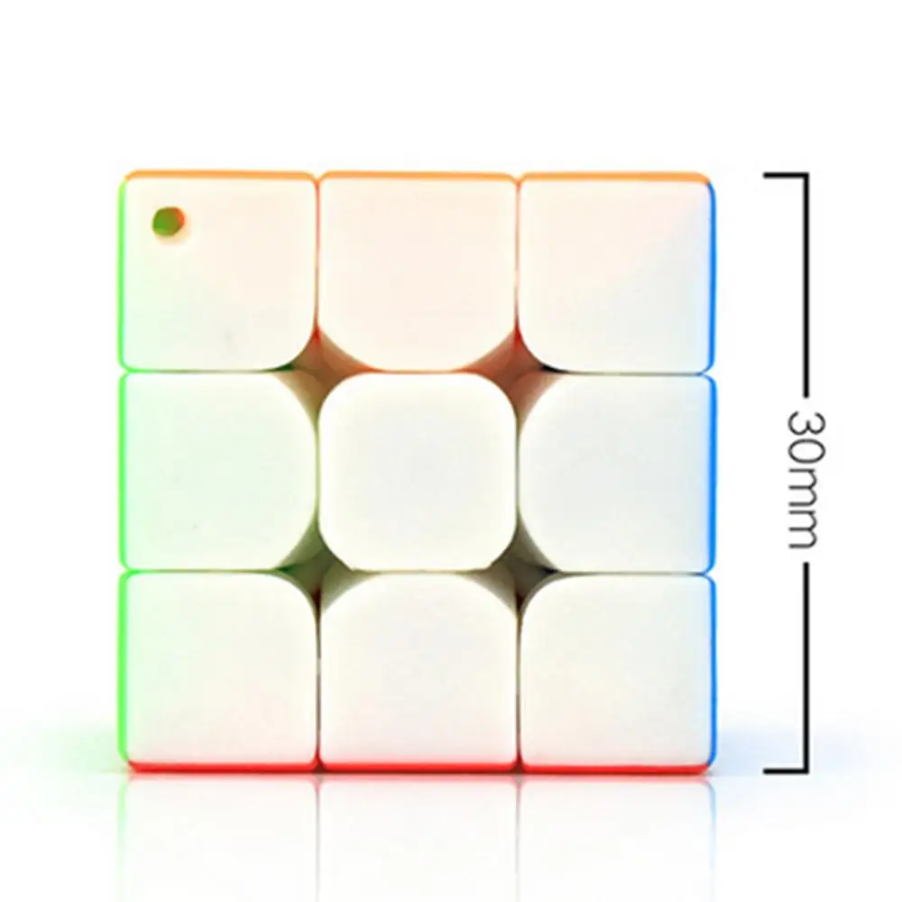 2019 Новое поступление Cubing классная цепочка для ключей 3 см 3x3 магический куб