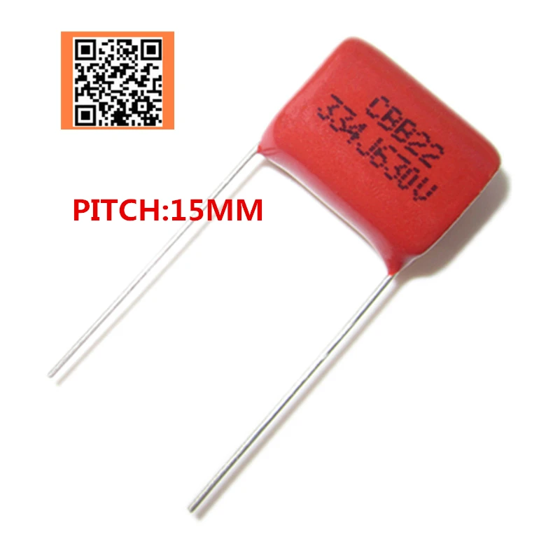 10 шт. 630 в 100NF 0 1 мкФ 104J 330NF 33 334J Pitch 15 мм 5% DIP CBB полипропиленовый пленочный