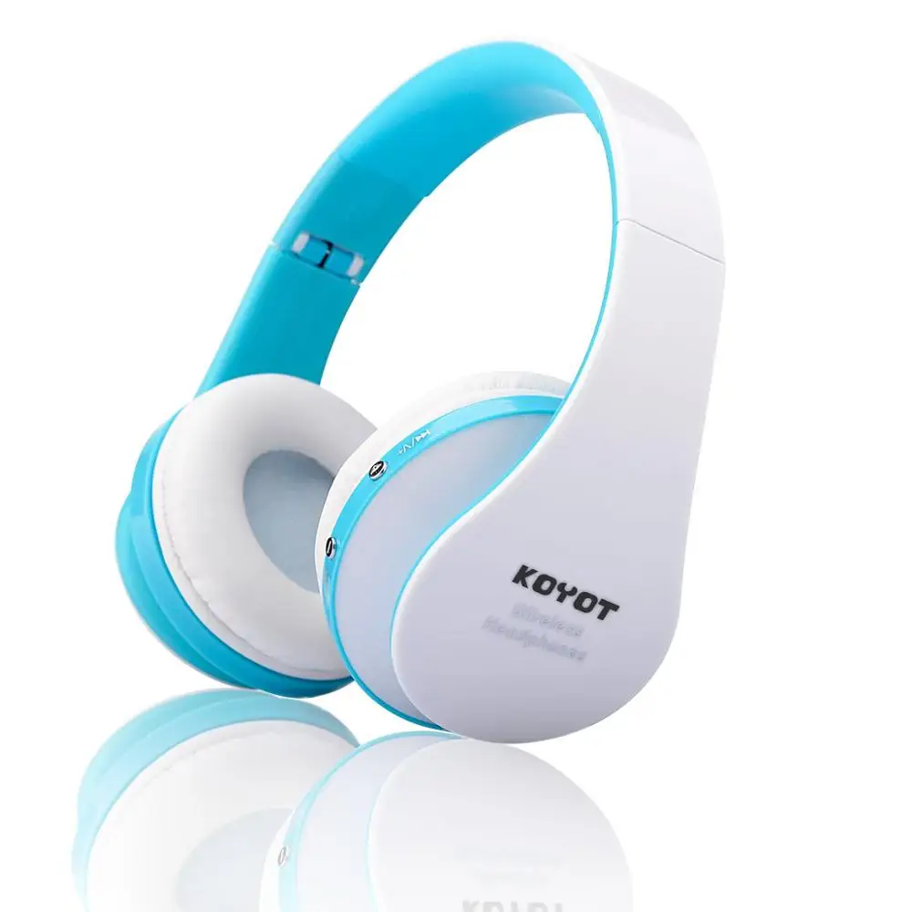 blue without box KOOYUTA Bluetooth гарнитура Беспроводные наушники стерео складные спортивные музыкальные наушники с микрофоном гарнитура для iPhone samsung смартфон - Цвет: blue without box