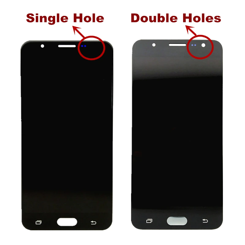 Полный дигитайзер LCDs Замена для Samsung Galaxy J7 Prime G610F G610K G610L протестированный ЖК