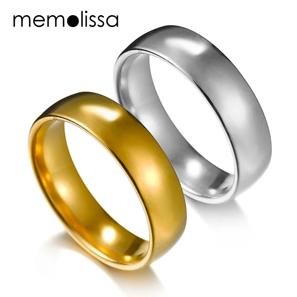 MeMolissa 6 мм классическое обручальное кольцо для мужчин/женщин
