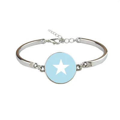 

New Somalia Flag Bangles Country Somalia Flag Bracelets Jewellery