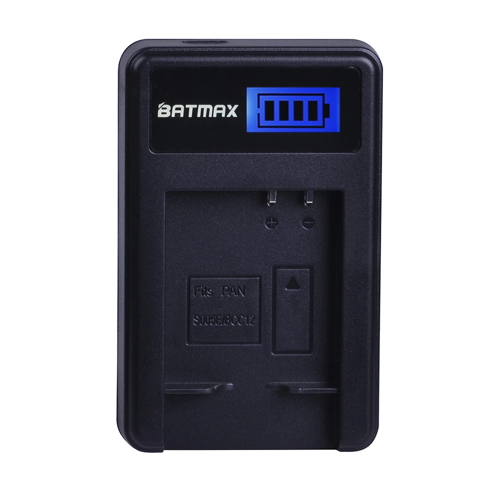 4 шт. CGA S005E S005 DMW BCC12 батарея + ЖК зарядное устройство USB для Panasonic Lumix DMC LX1 LX2 LX3 FX3 FUJI NP