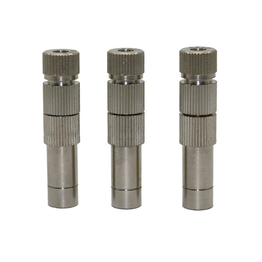 50 Pcs 8mm Anti-drip With Filter Slip lock Quick-Connect Low Pressure Copper 0.2-0.6mm Fog Nozzles Gareden Irrigation Sprinklers