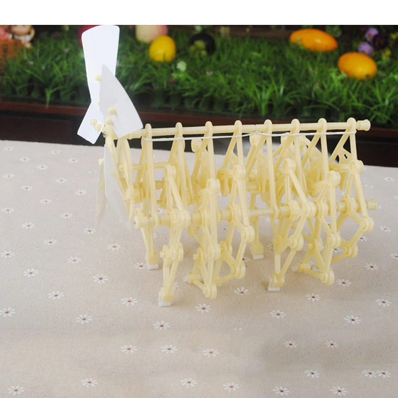 DIY Puzzle Toy Wind Powered Walker Mini Strandbeest Assembling Model Toys 3D Puzzles Funny for Children Gift with Box | Игрушки и хобби