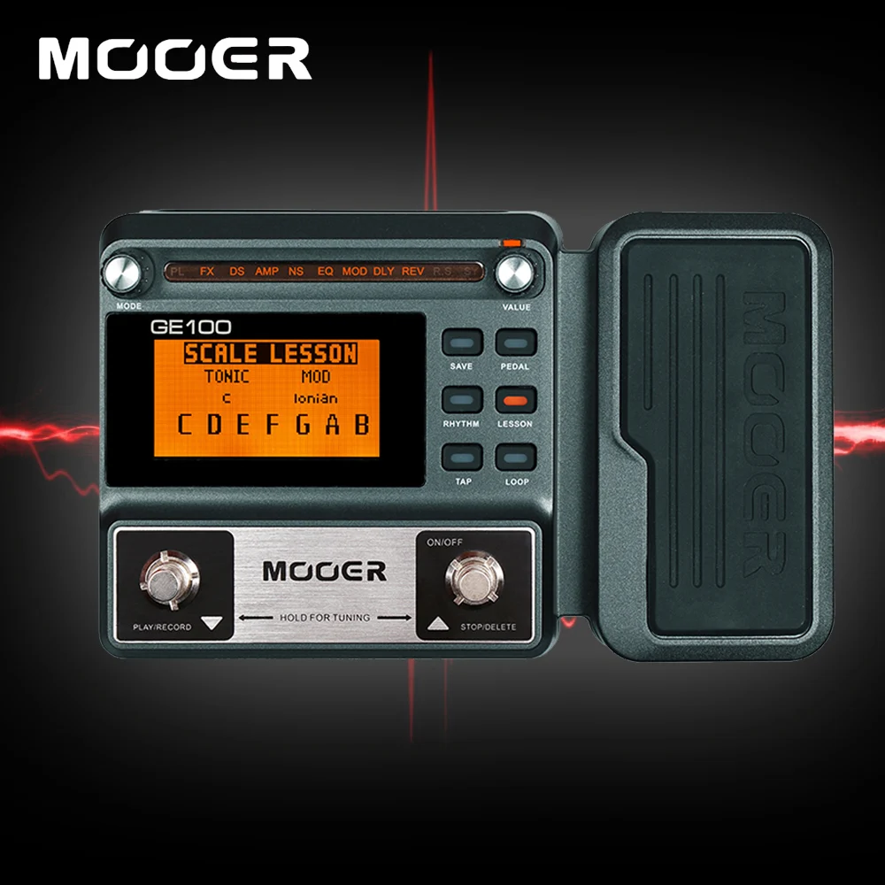MOOER ge100 8 эффект Модули 66 типов Гитары multi процессор эффектов падел с петлей Запись