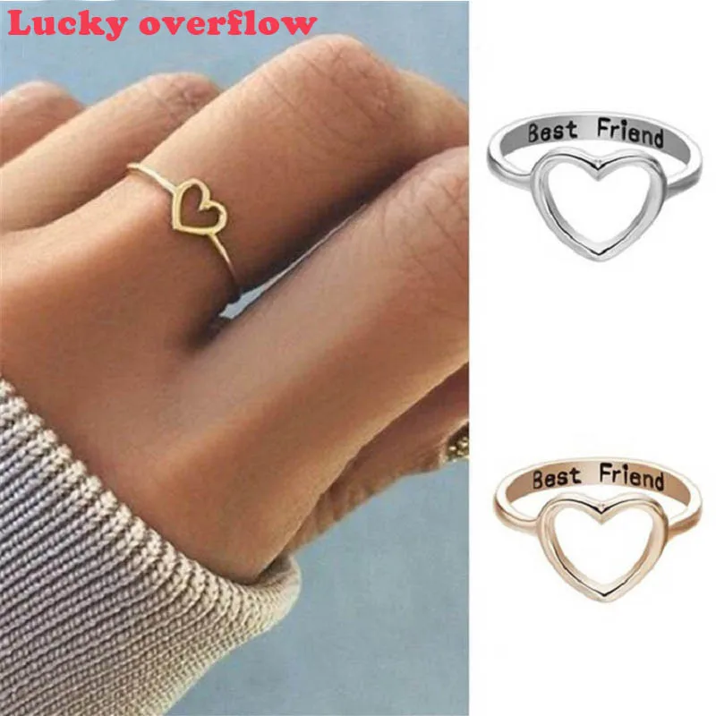 Новинка модное женское обручальное кольцо luckyперелива в форме сердца цвета