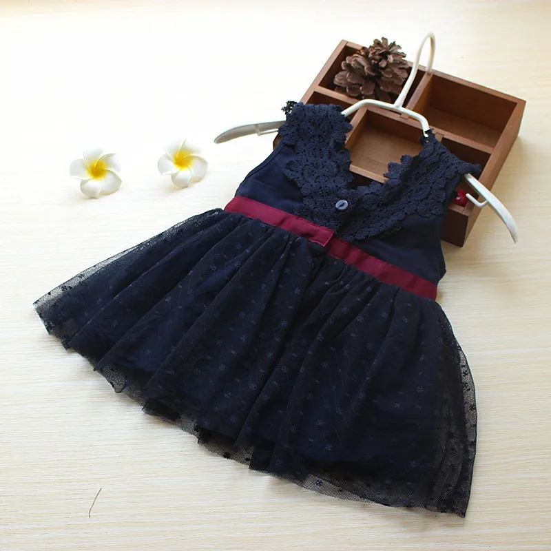 Roimyal girls dress 2018 New Lace baby girl clothes Princess Dress Sleeveless Children Festival bebe cute | Детская одежда и обувь