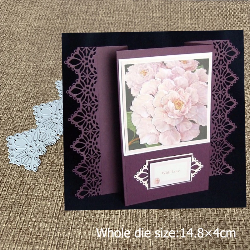 

XLDesign Craft Metal Cutting Dies cut die flower card side lace Scrapbooking Paper Card Craft Album DIY Embossing Die Cuts